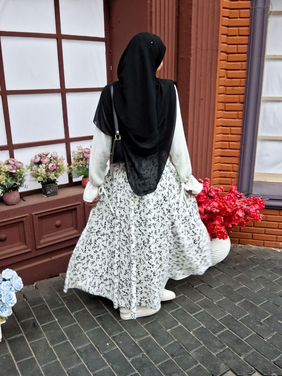 سكيرت منقوشة دابل كلوش