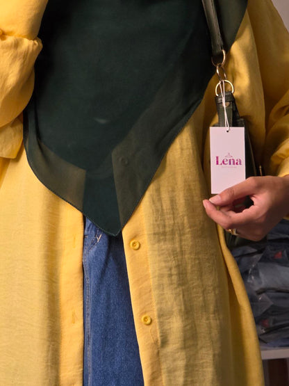 سكيرت جينز كمر سادة